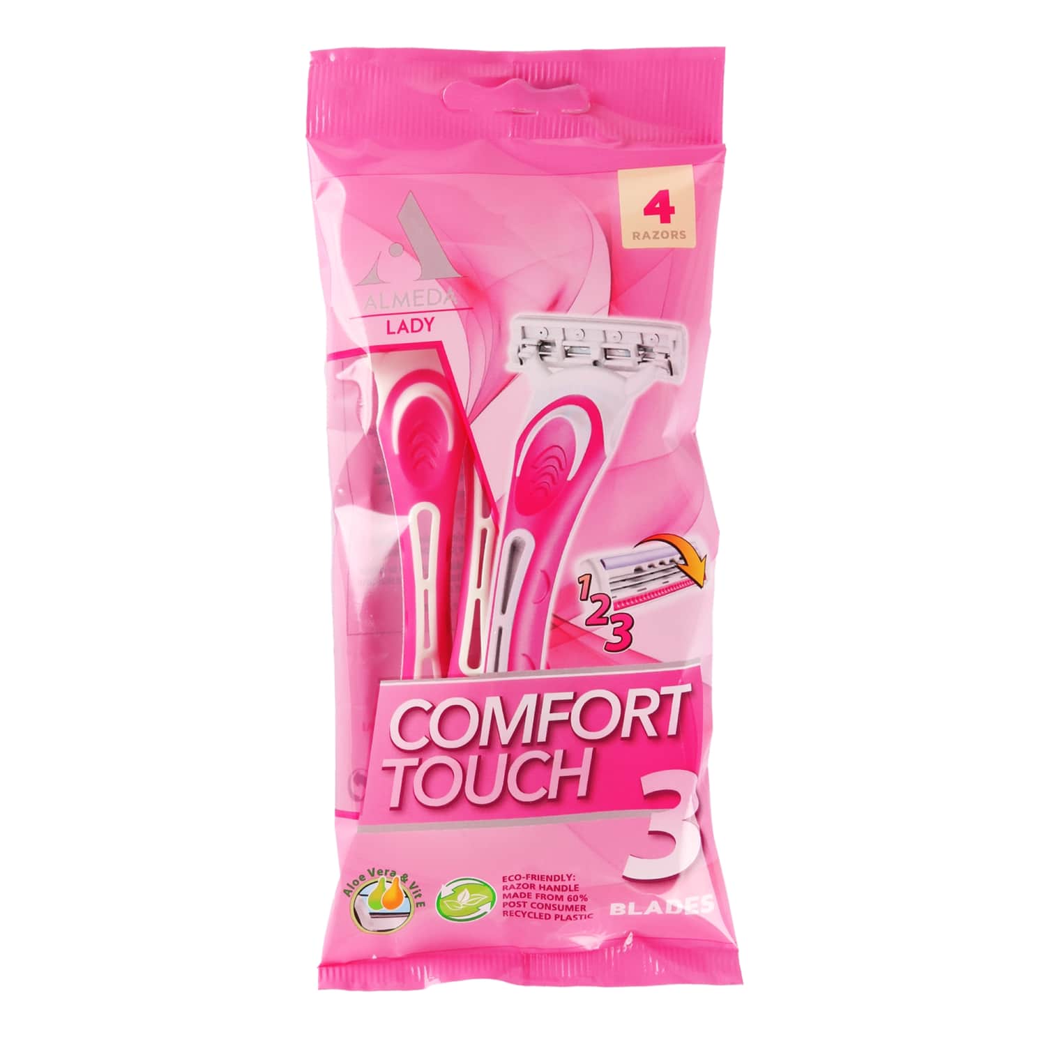 Ühekordsed raseerijad naistele Almeda 4tk 