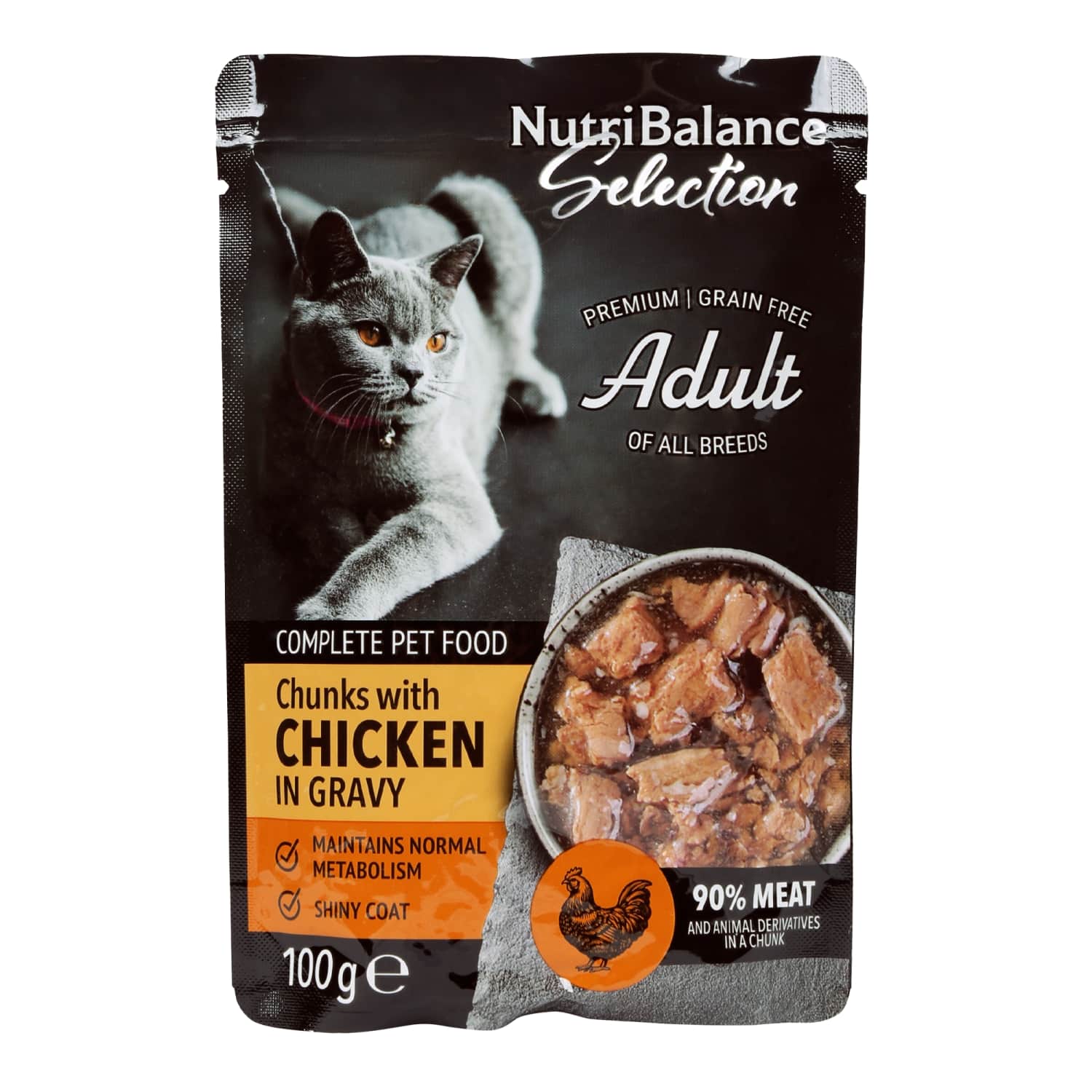 Kač. ėdalas su višt. NUTRIBALANCE SEL., 100 g