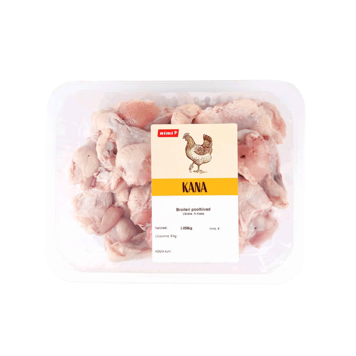 Broileripooltiivad, värske Rimi, kg