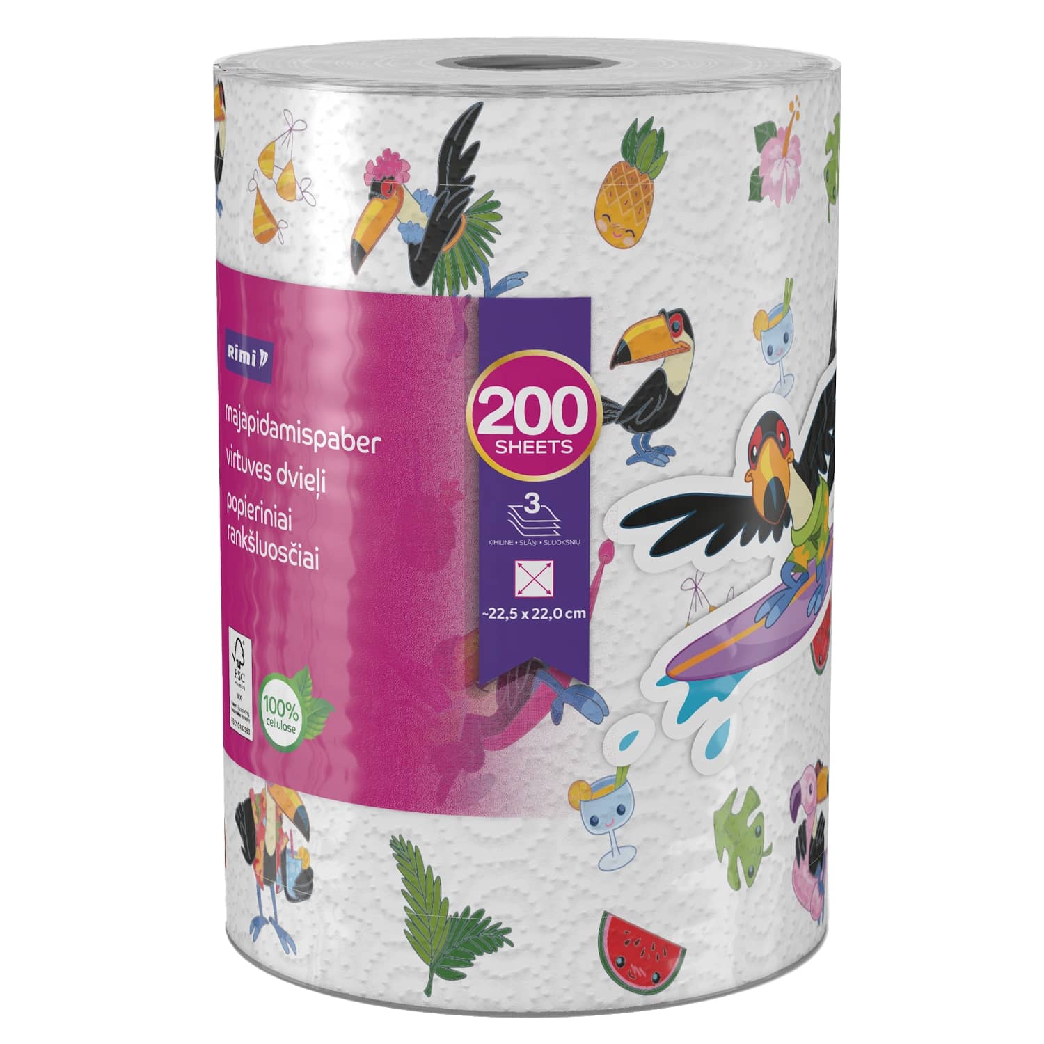 Pop. rankšl. RIMI TUCANO, 3 sl. 200 lap.