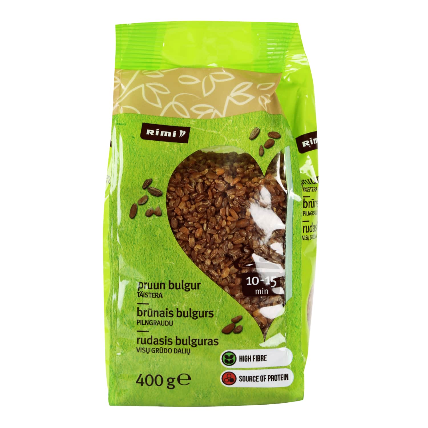 Pruun täistera bulgur Rimi 400g