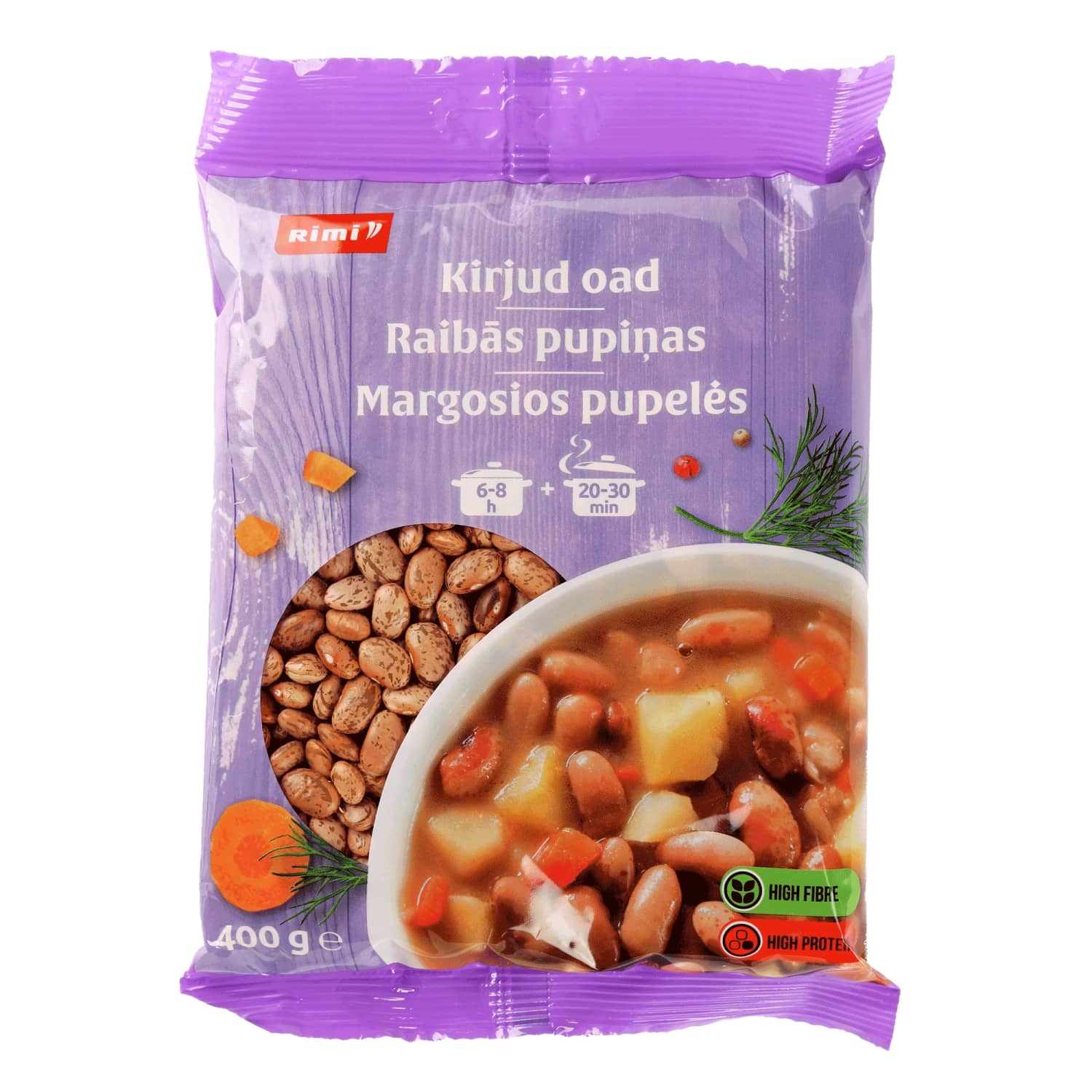 Margosios pupelės RIMI, 400 g
