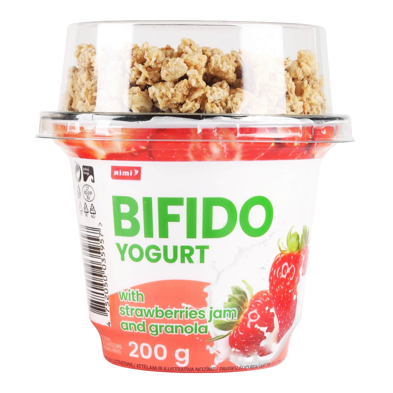 Jogurt. su brašk., granola BIFIDO RIMI, 200 g
