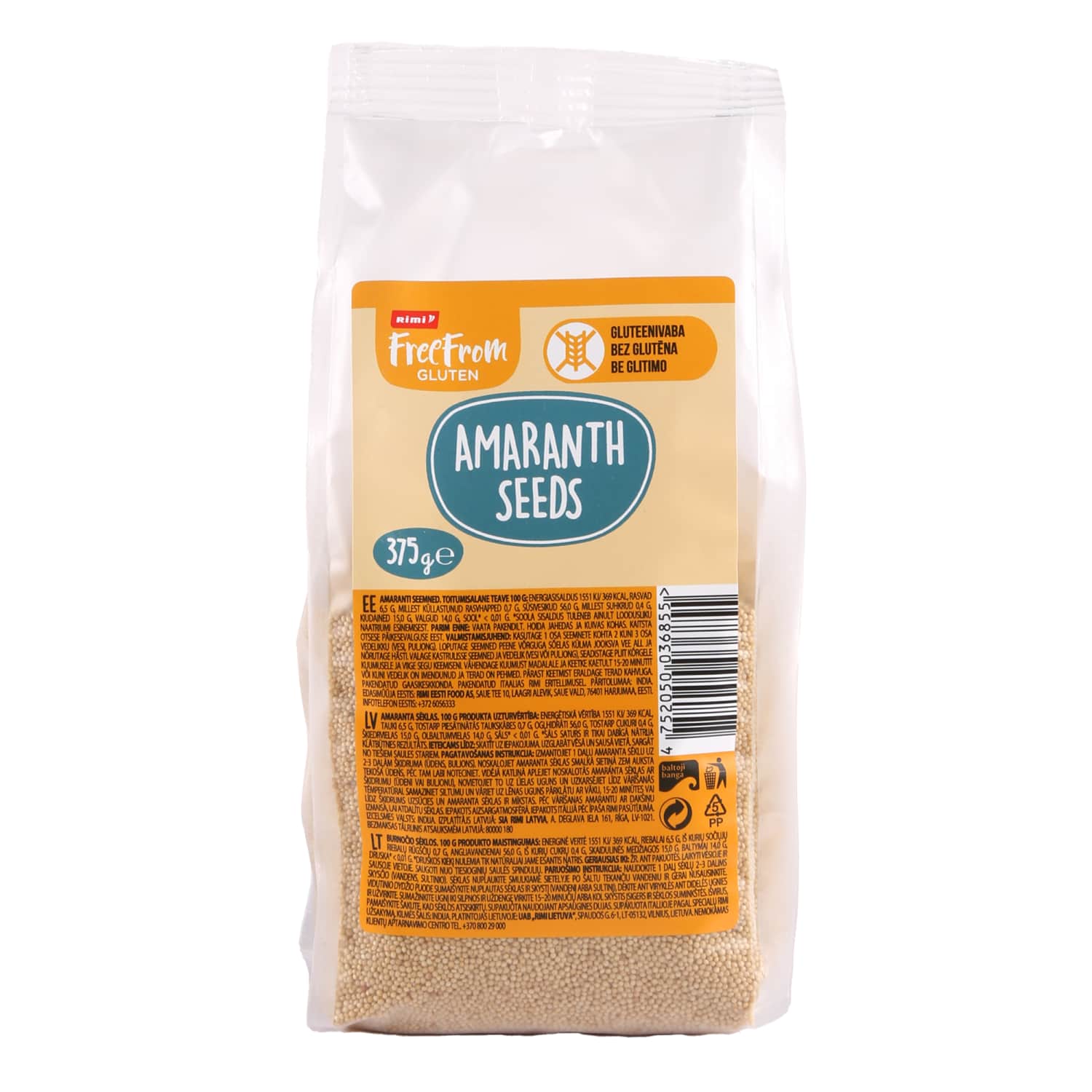 Amaranti seemned Rimi Free From 375g