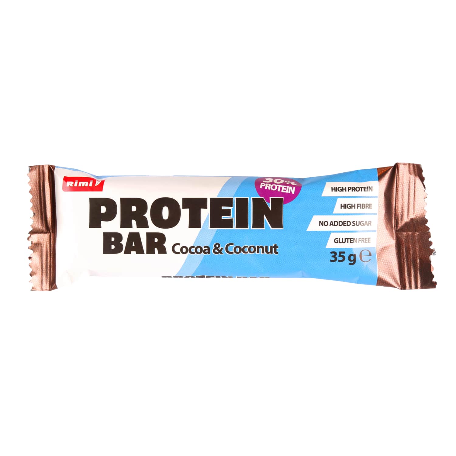 Baltym. baton. COCOA & COCONUT RIMI, 35 g