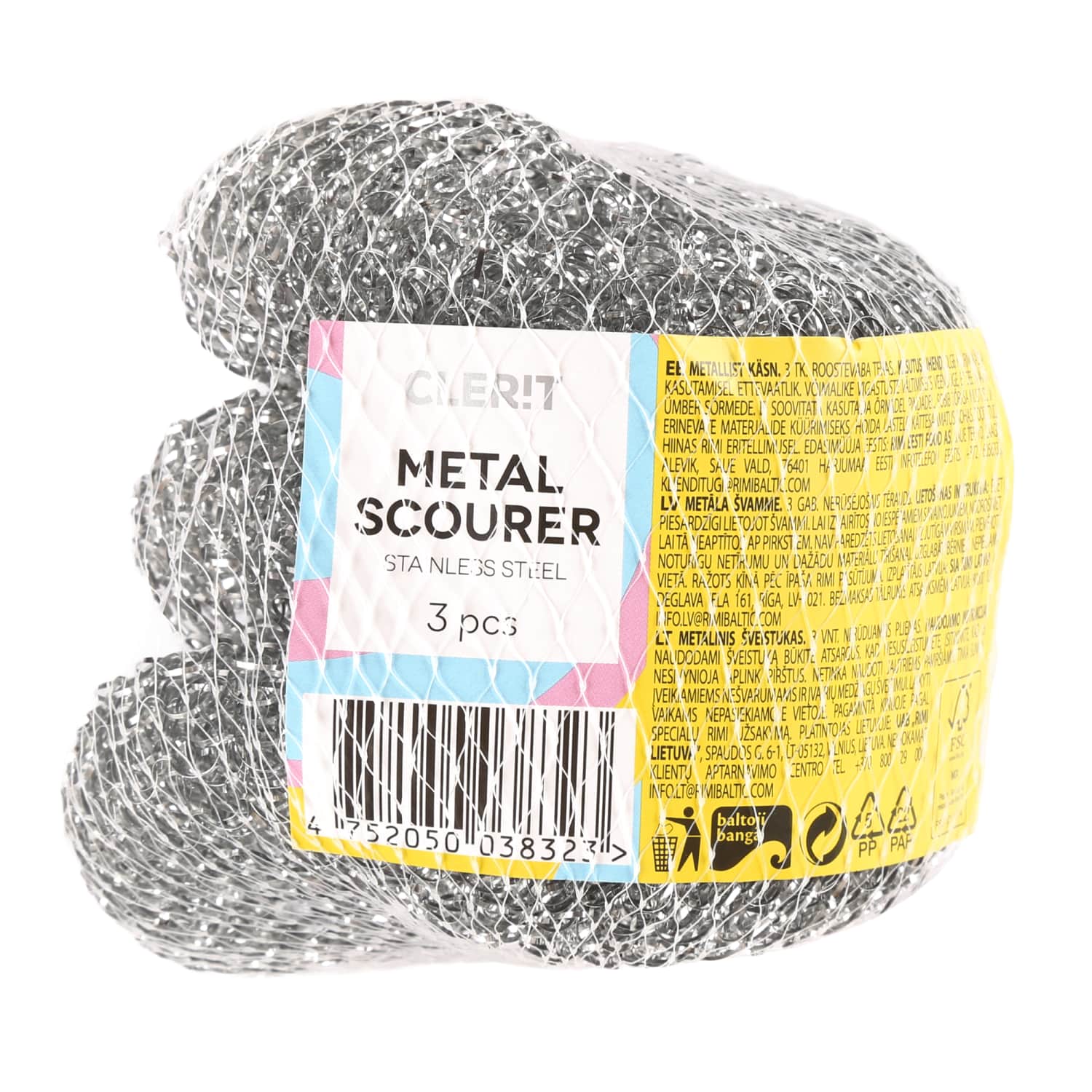 Metalinis šveistukas CLERIT, 3 vnt.