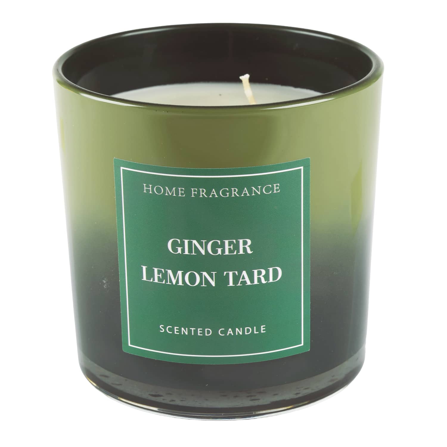 Svece Cozy Home zaļa 10*10cm AW25