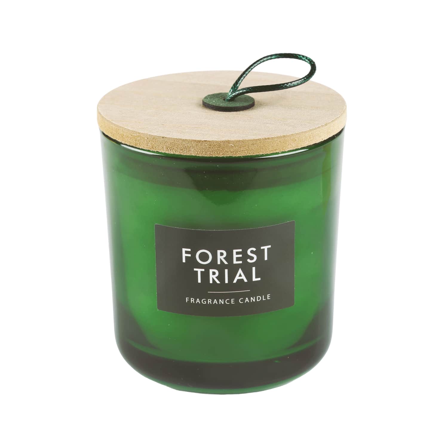 Svece Cozy Home zaļa 8*8.5cm AW25