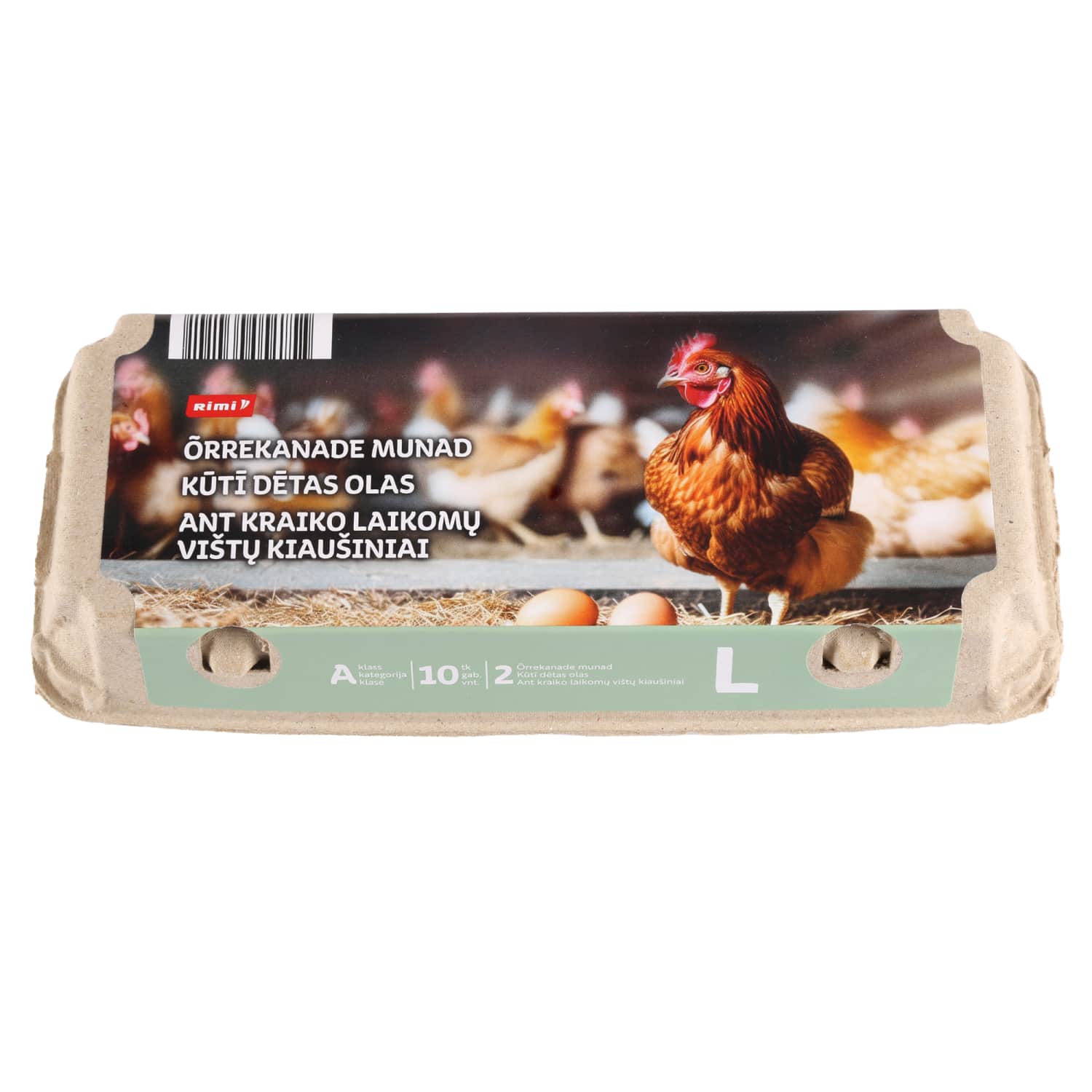 Õrrekanade munad A/L Nr.2 Rimi 10tk