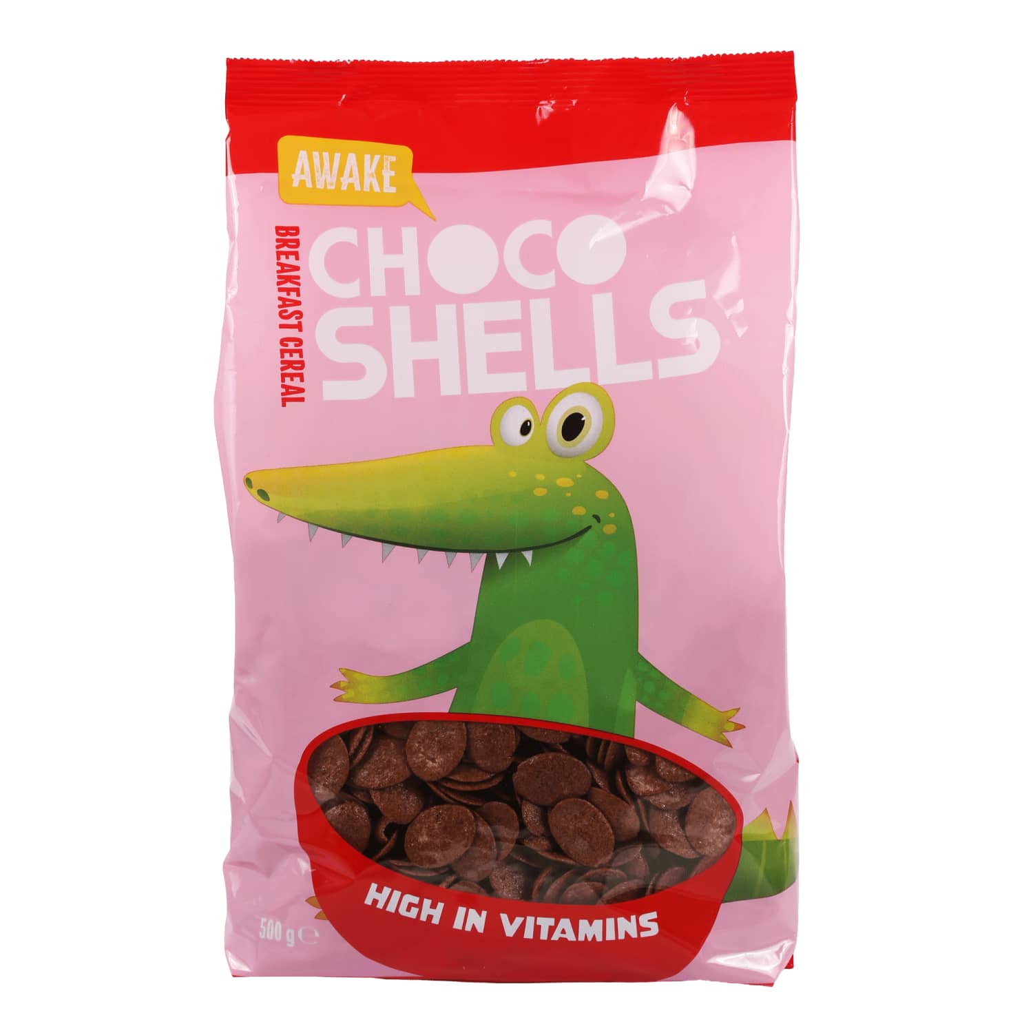 Sausās brokastis Awake Choco Shells 500g