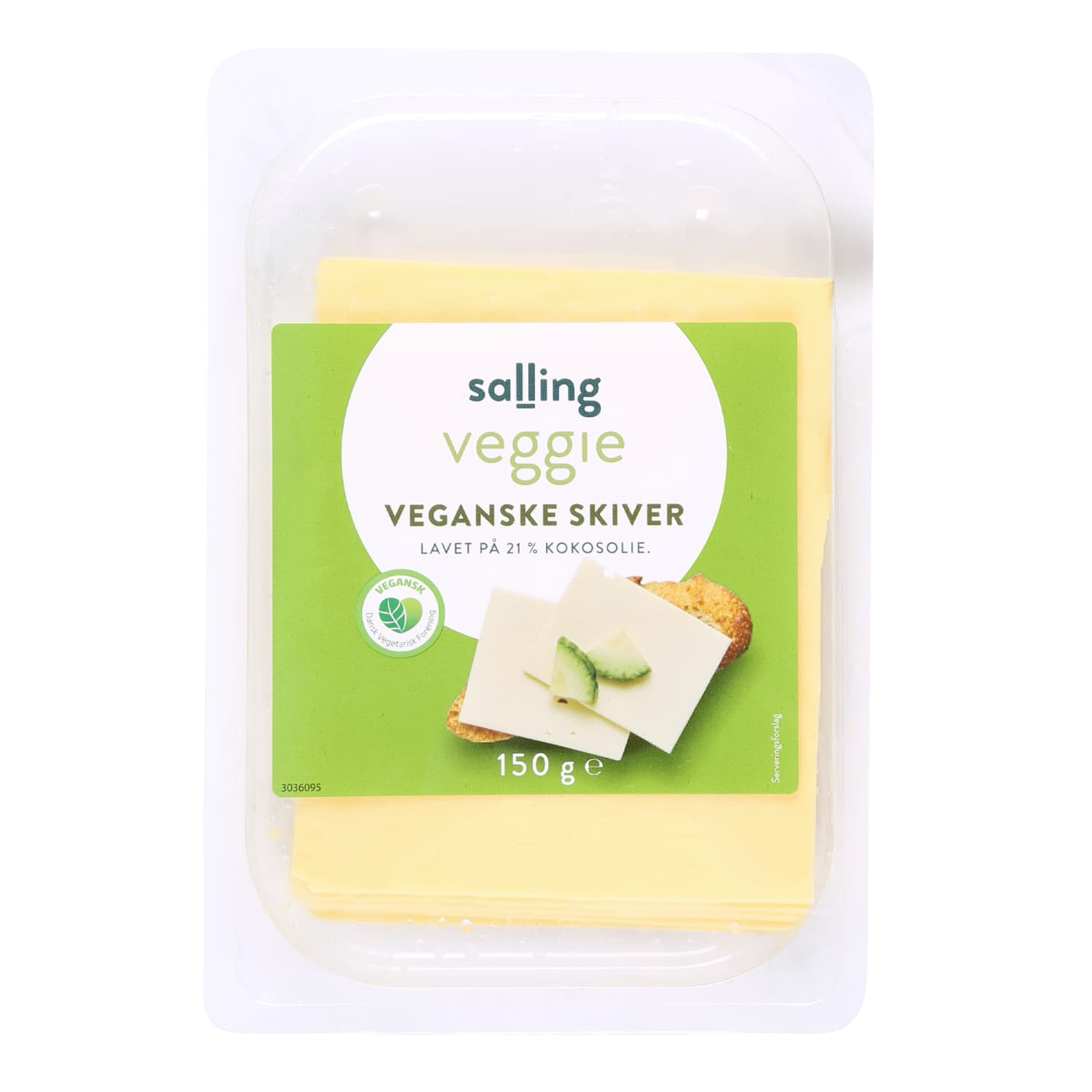 Vegan. sūrio sk. riek. SALLING VEGGIE, 150 g