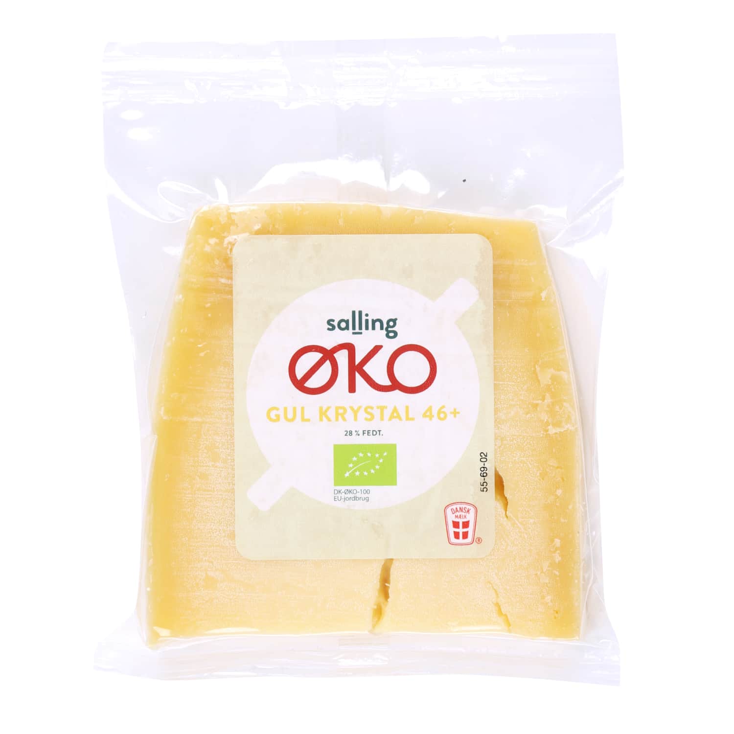 Kõva juust 46+ kuud Salling öko 100g