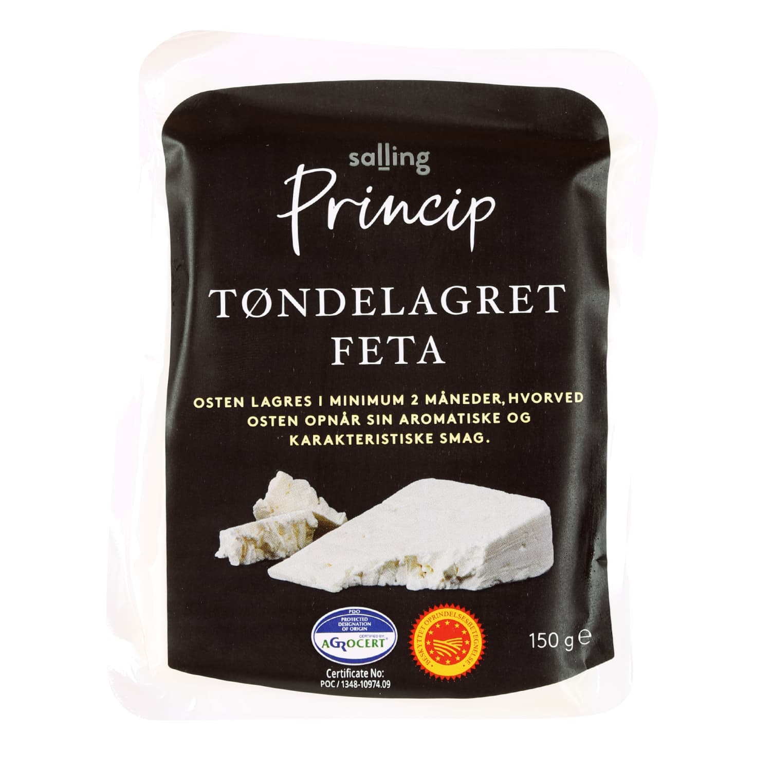 Juust Feta, vaatides laagerdunud Princip 150g