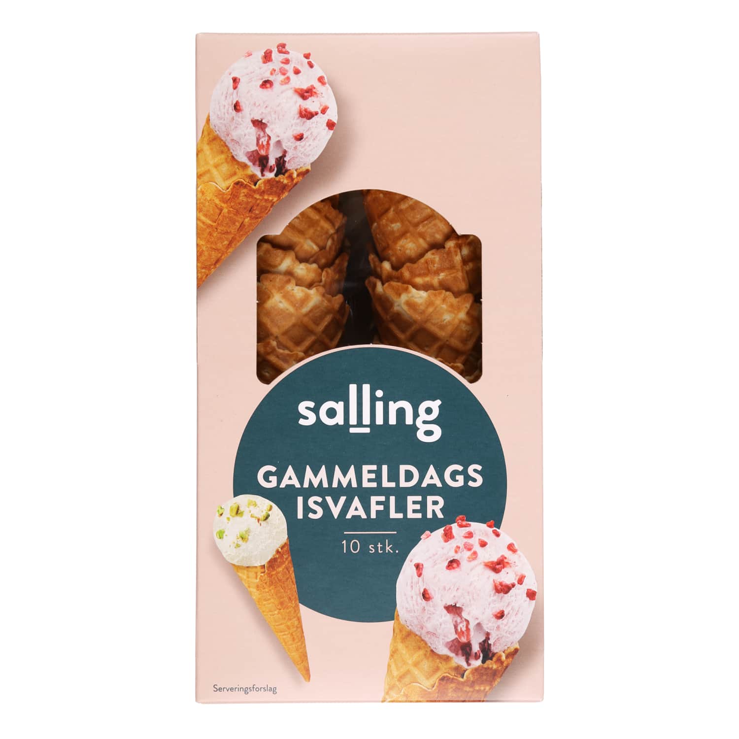 Vahvlikoonused Salling 10tk 125g