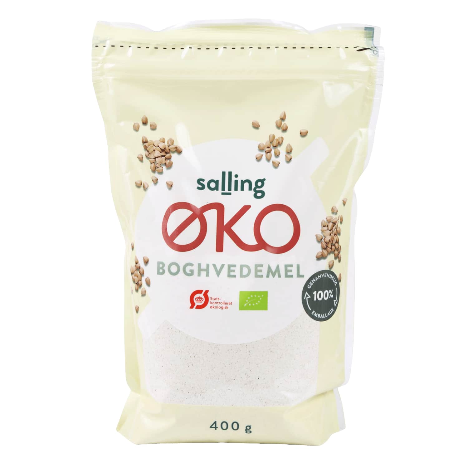 Ekologiški grikių miltai SALLING EKO, 400 g