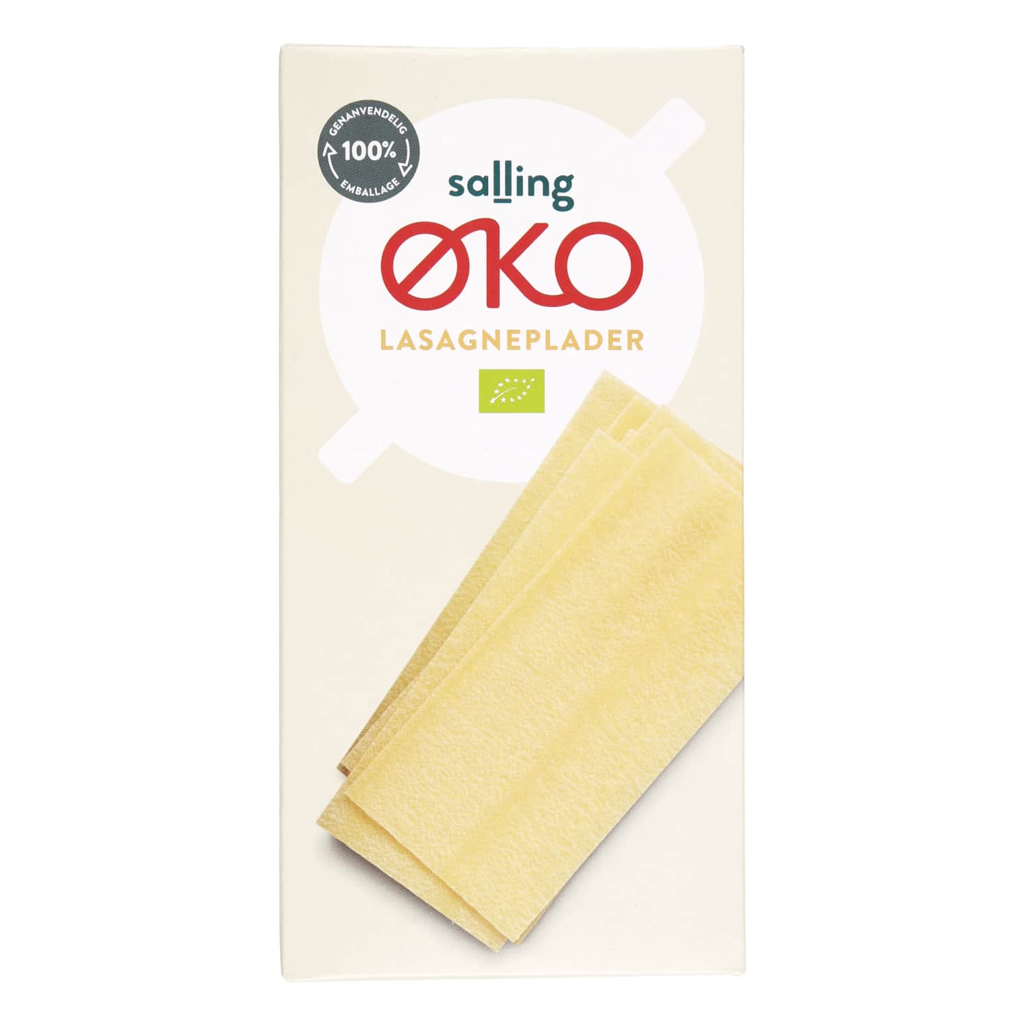 Ekol. lazanijos lakštai SALLING EKO, 500 g