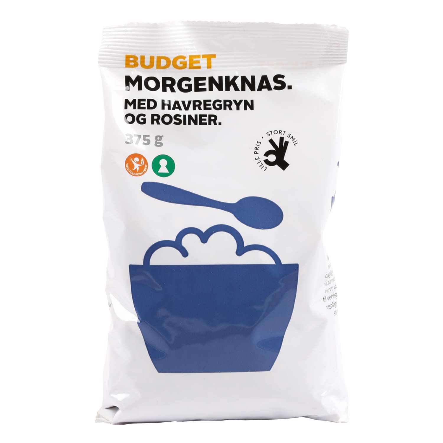 Skrud. dribsniai su razinomis BUDGET, 375 g