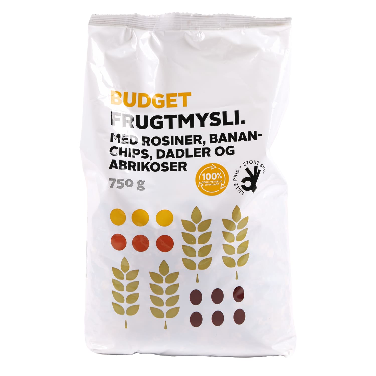 Augļu muslis Budget 750g
