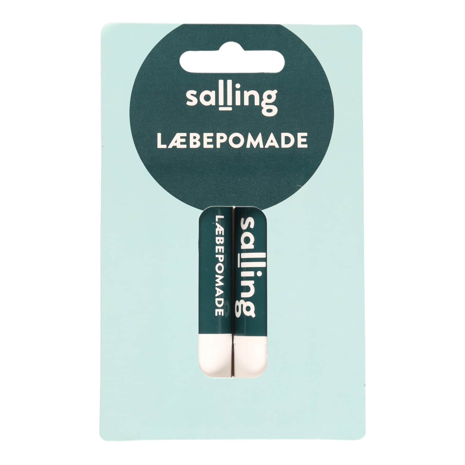 Lūpų balzam. su vitaminu E SALLING, 2 x 4,8 g