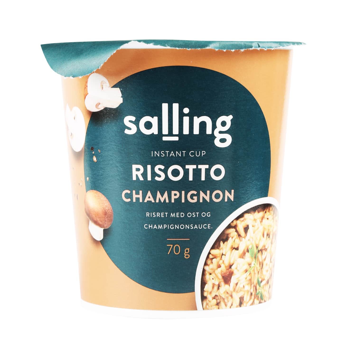 Risotto Salling siers, šampinjonu mērce 70g