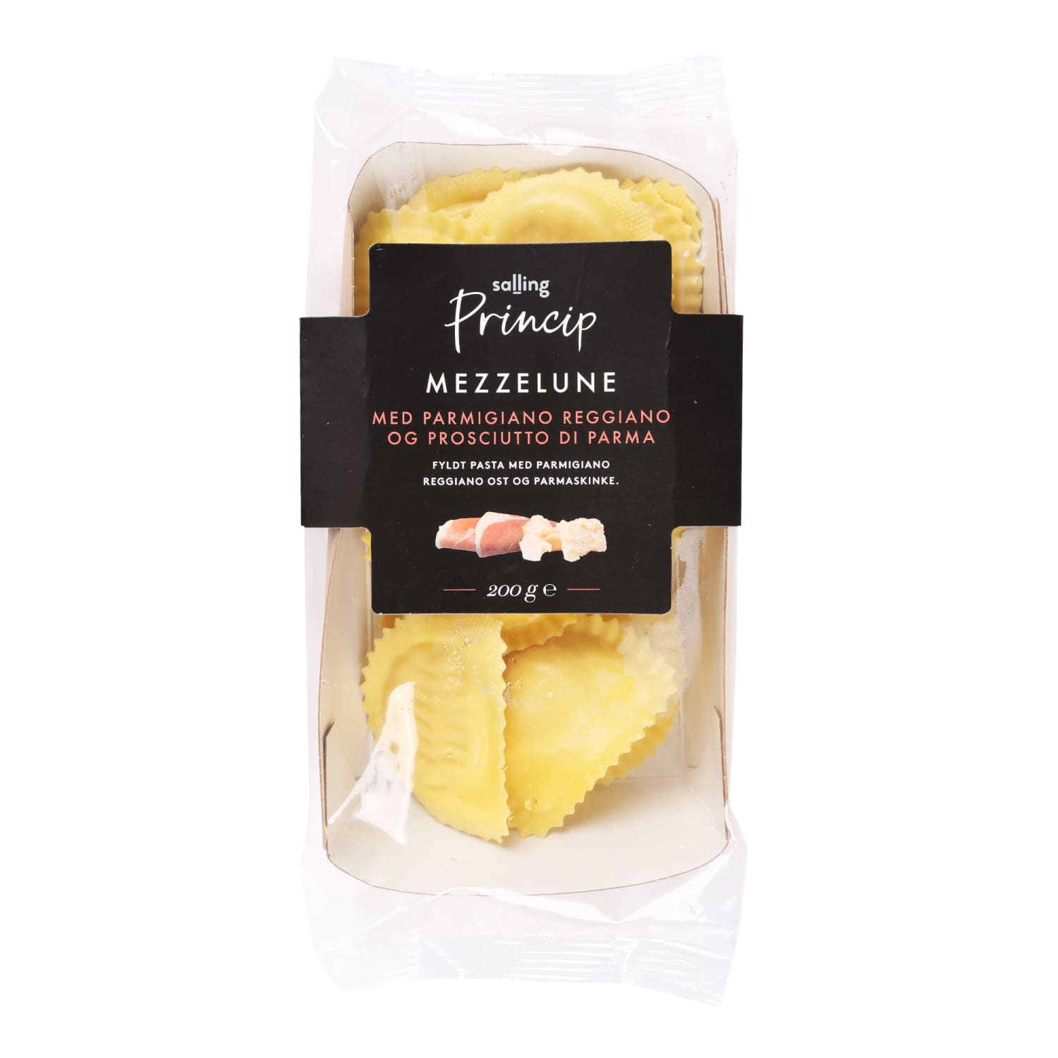 Mezzelune Salling Princip siera, šķiņķa 200g