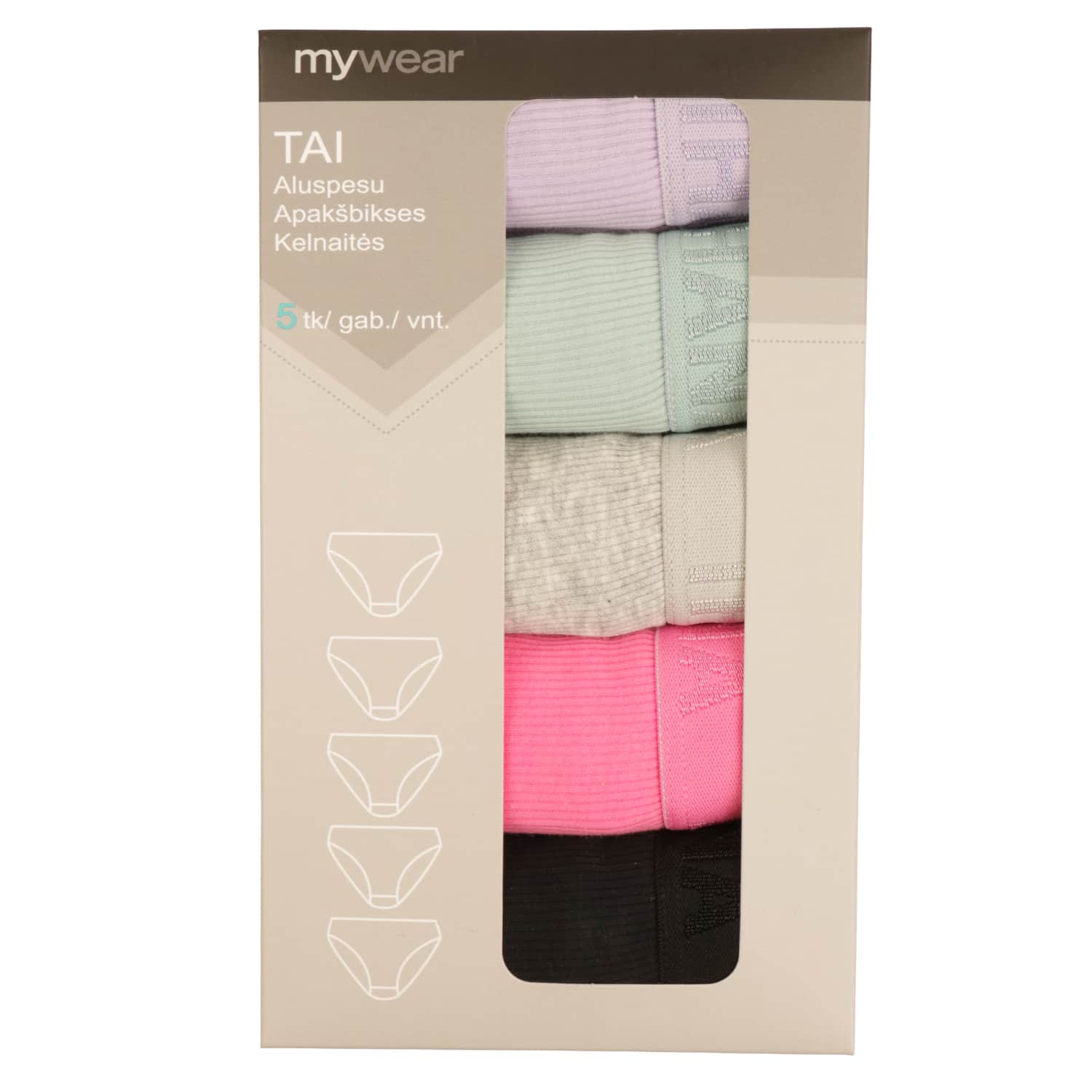 Sieviešu apakšbikses Mywear 5gb XXL SS26