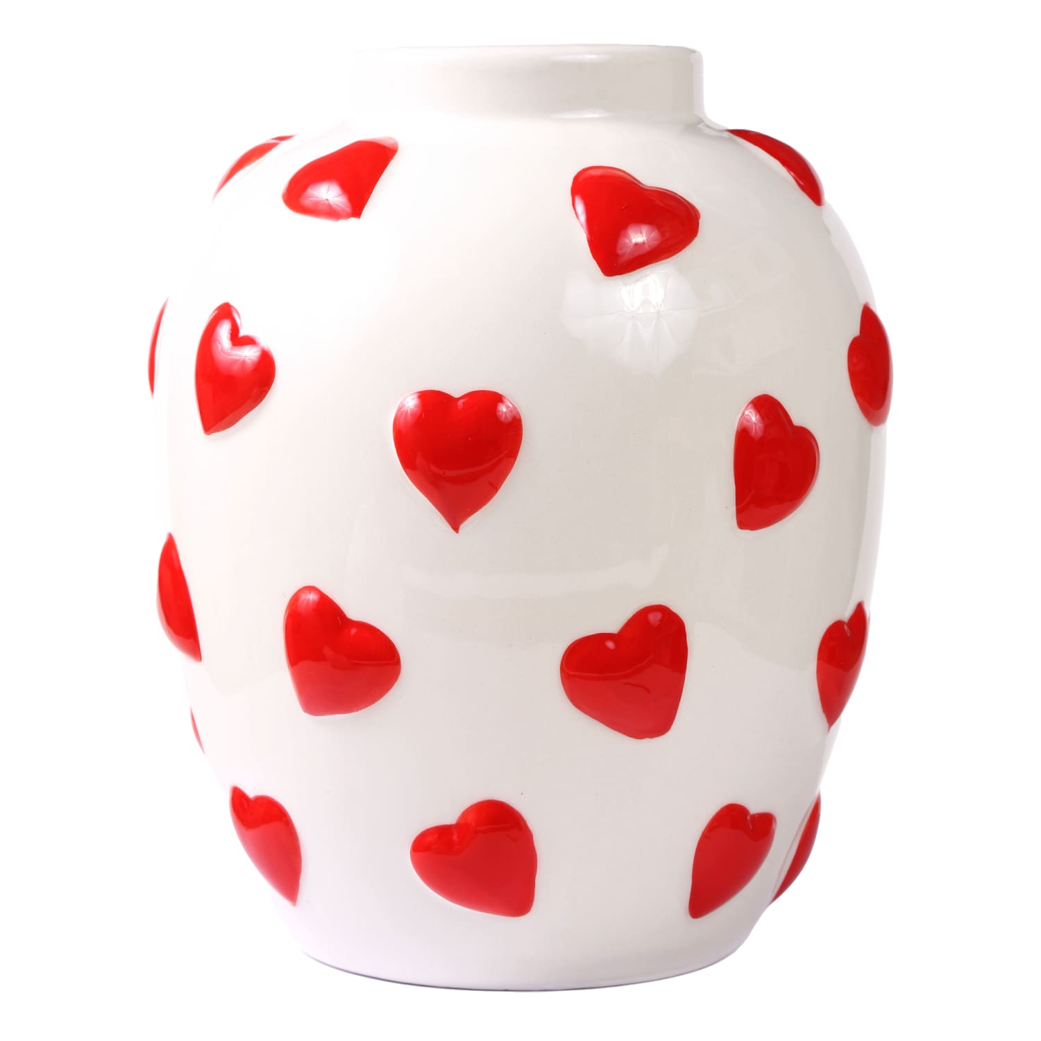 Keraminė vaza su širdelėmis COZY HOME, SS26