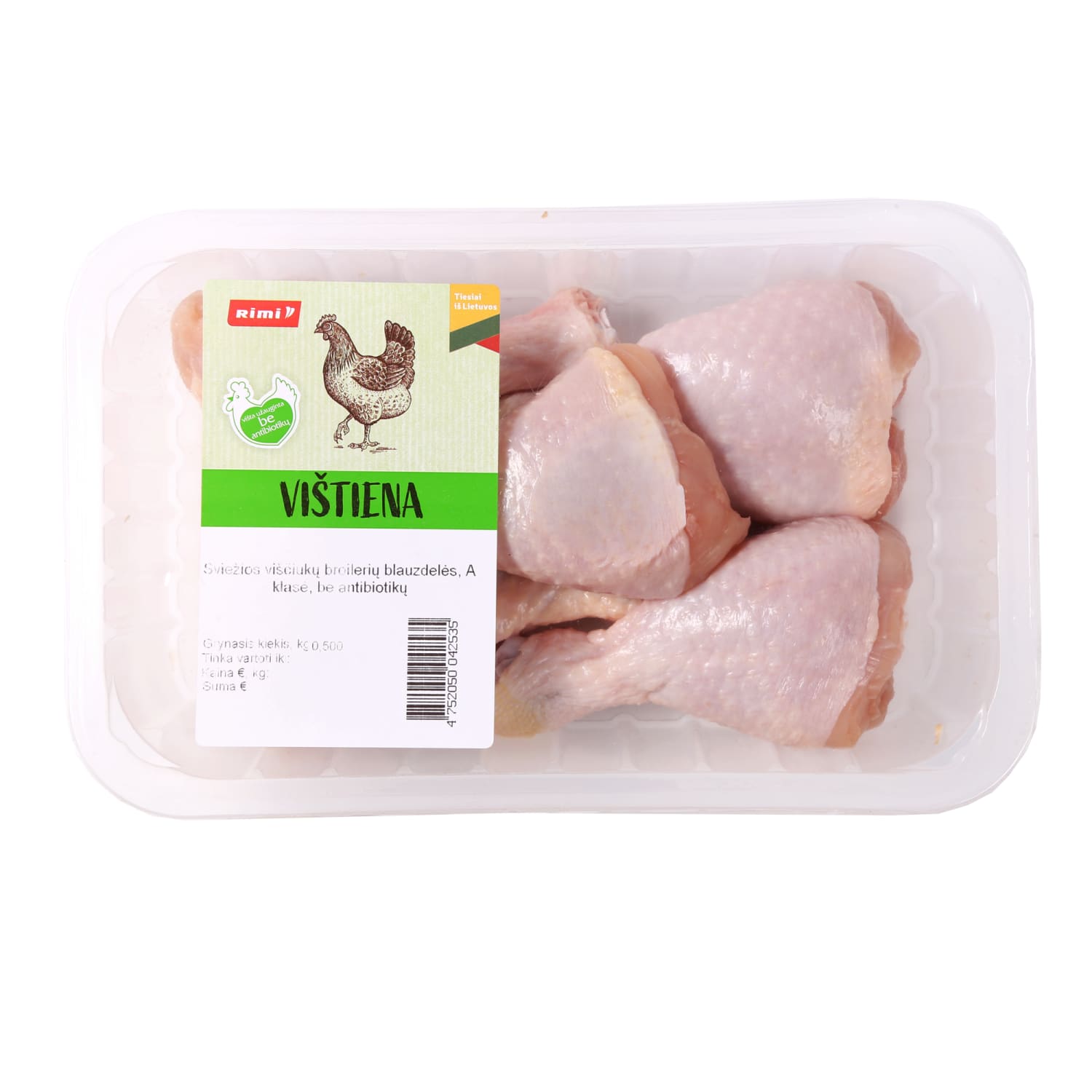 Viščiukų blauzdelės be antib. RIMI, 500 g