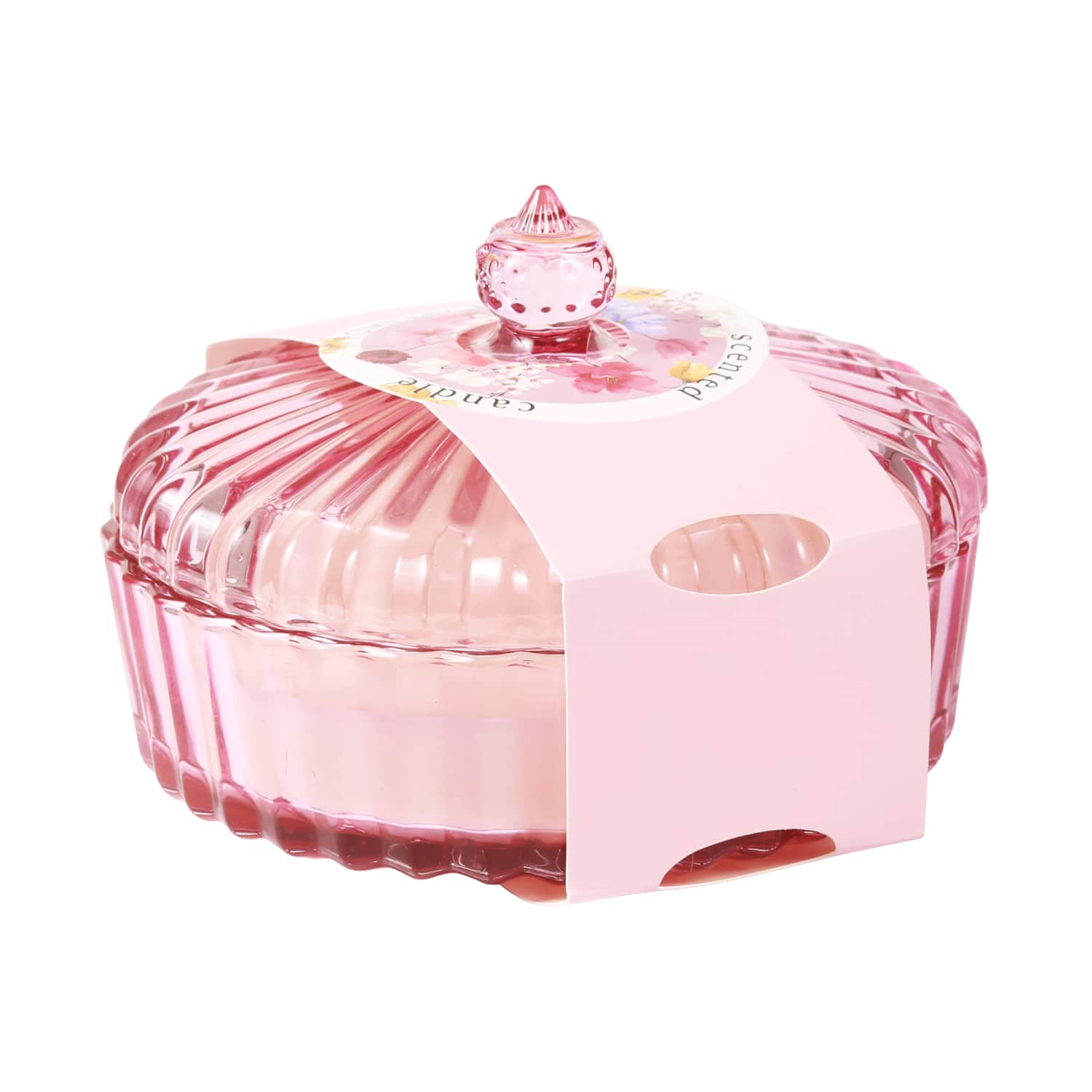 Svece Cozy Home 13*9cm rozā SS26