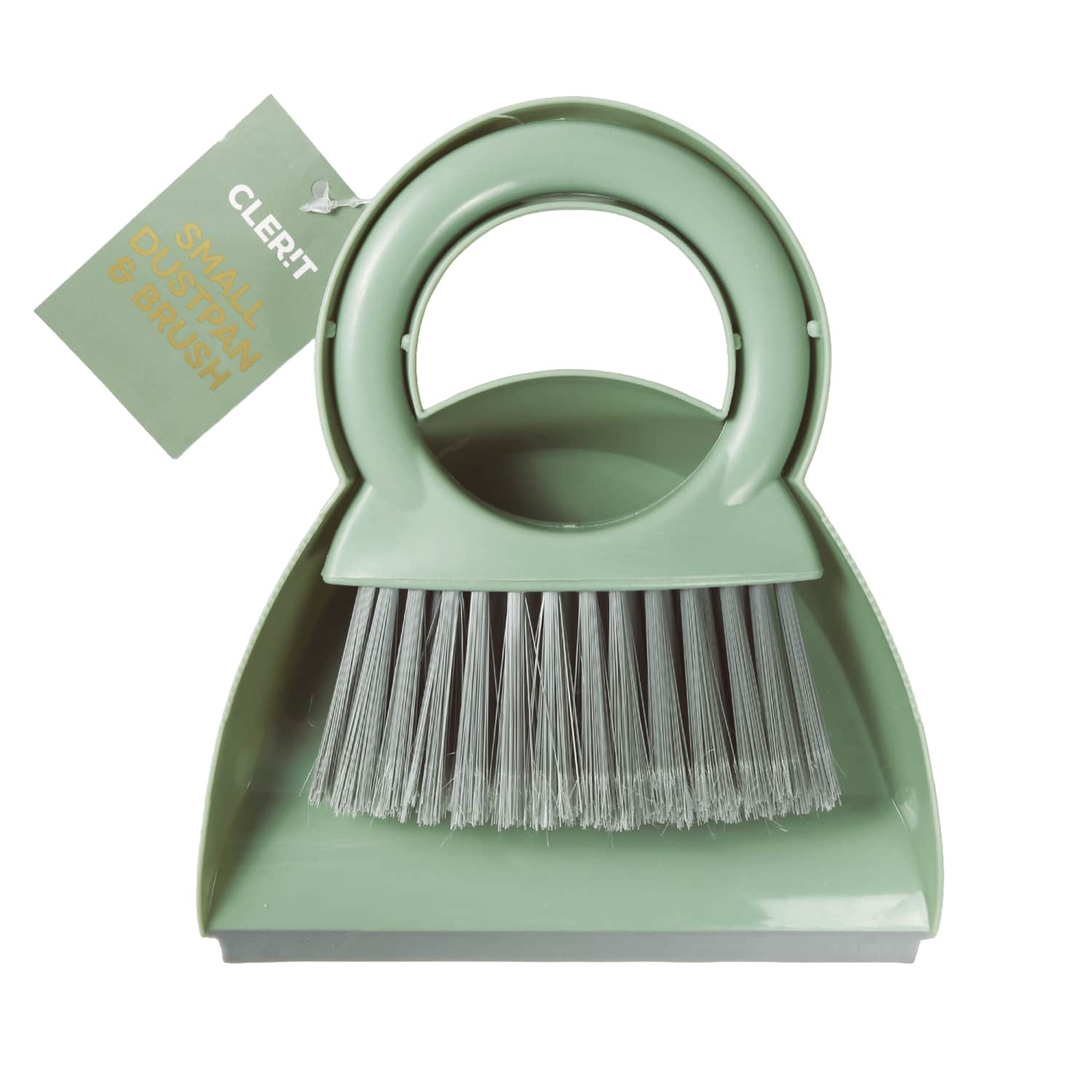 Šiukšlių semtuv. ir šepetys CLERIT SAGE, SS26