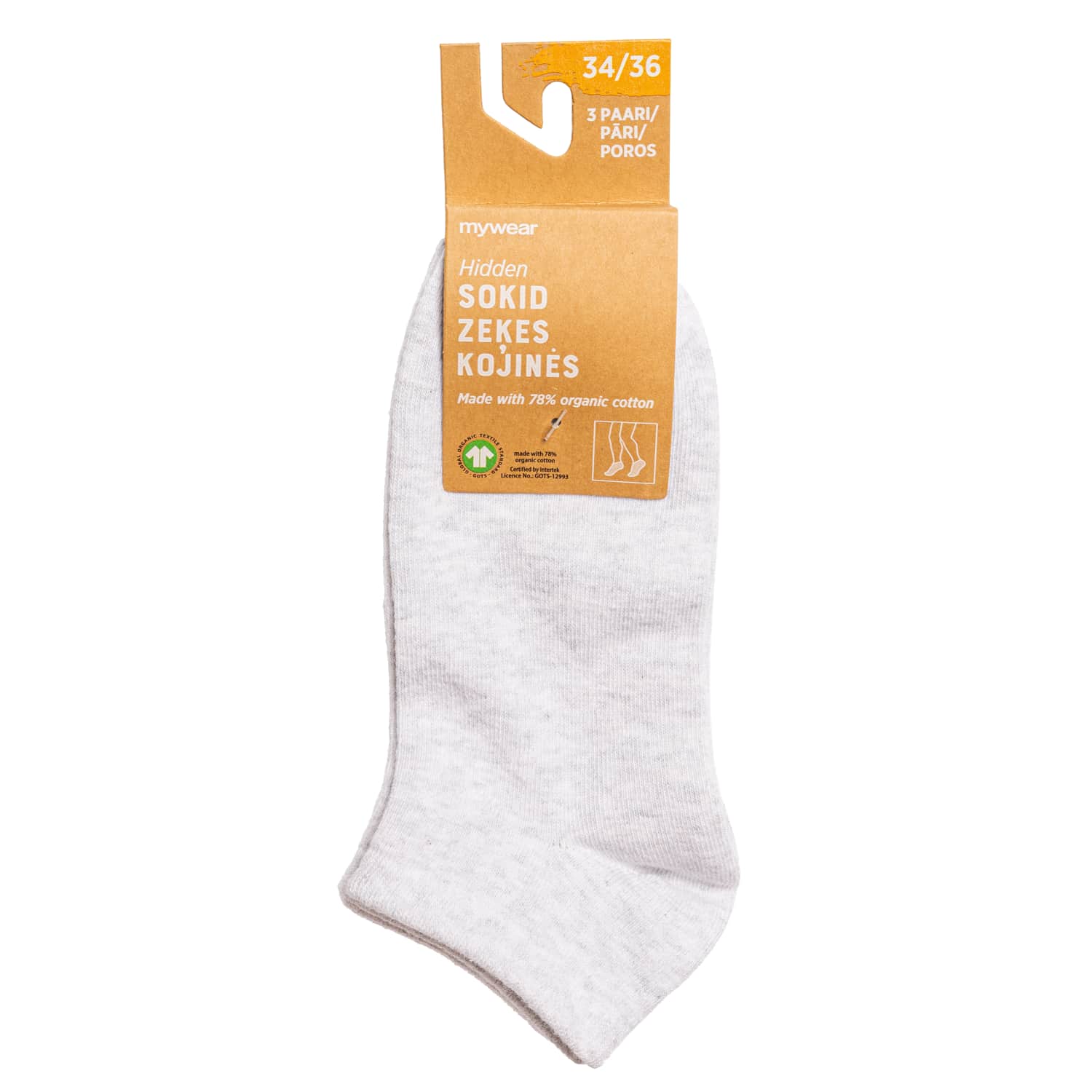 Vaikiškos kojinės MYWEAR, 3 poros, 34/36