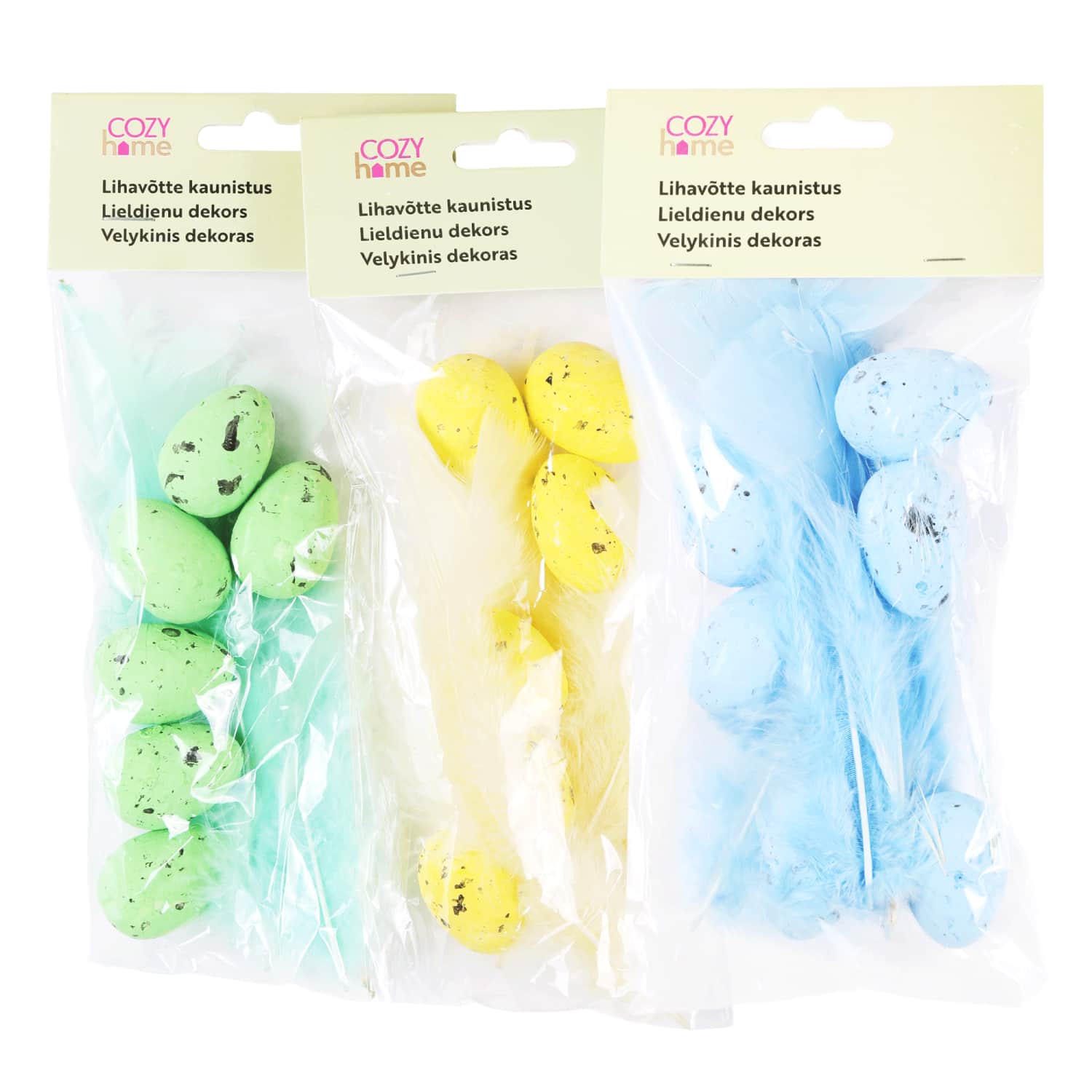 Dekoratīvās olas Cozy Home 3,5cm ES26