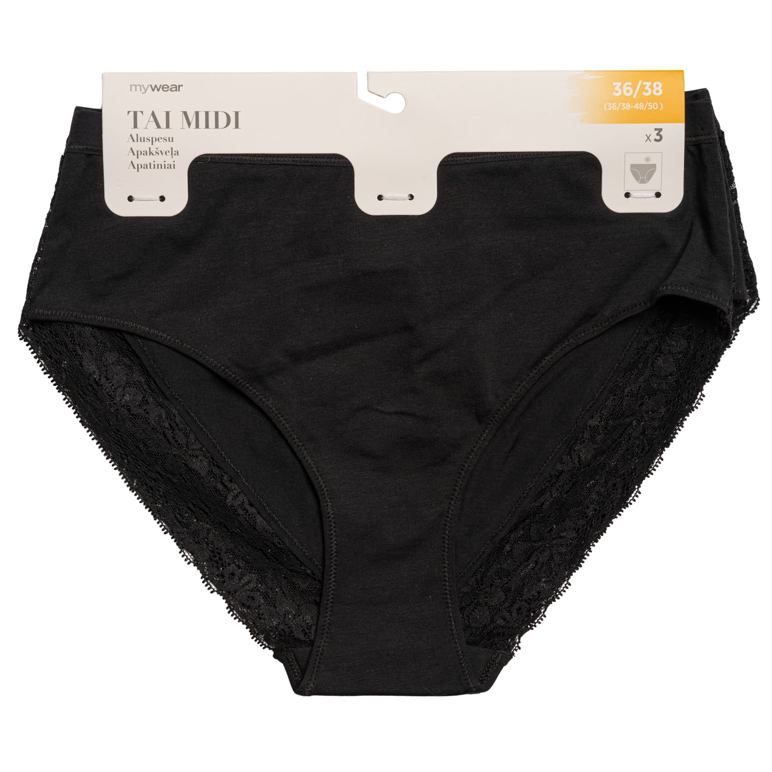 Naiste aluspesu Tai Midi Maria 3pr 40/42