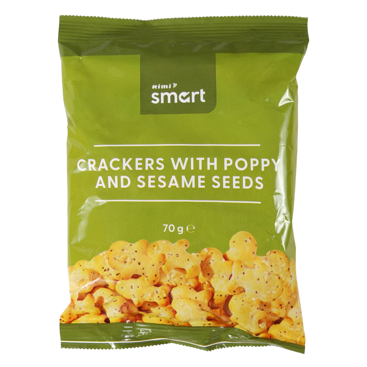 Krekeri Rimi Smart ar magoņu, sezam.sēkl. 70g