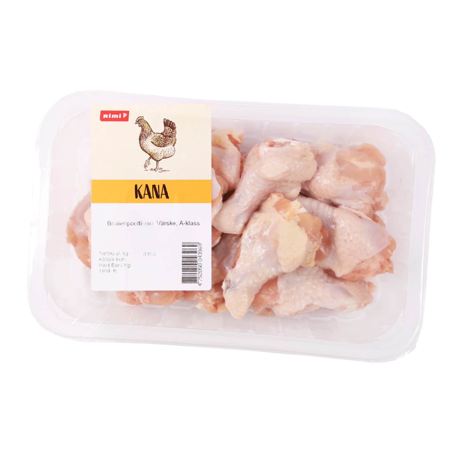 Broileripooltiivad, värske, A-klass Rimi 500g