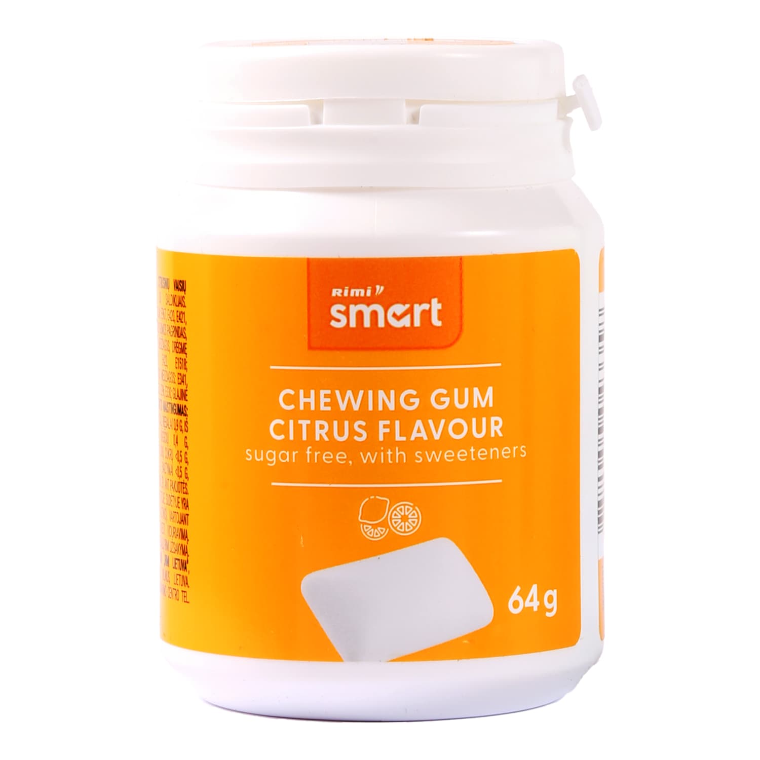 Košļāj. gum. Rimi Smart citrusaugļu garša 64g