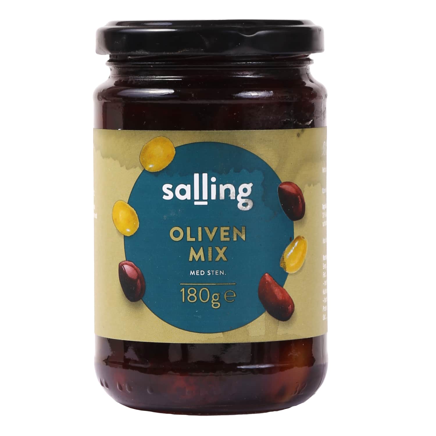 Zaļās, meln. olīv. Salling sālījumā 290g/180g