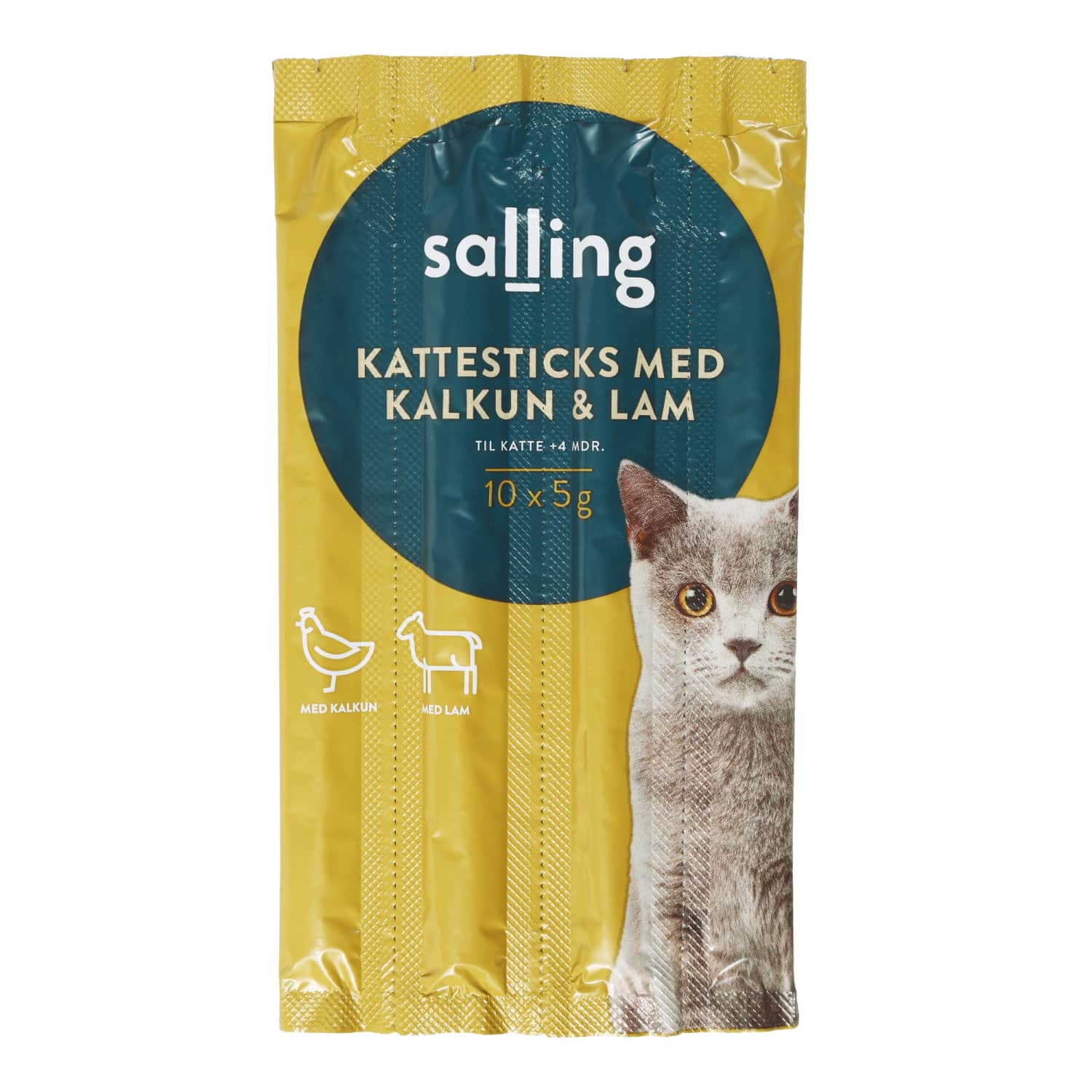 Užk. katėms su kal. ir ėriena SALLING, 60 g