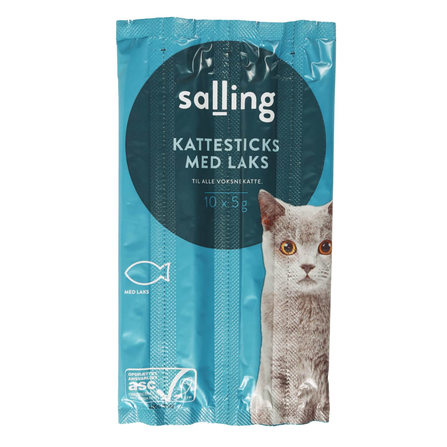 Daļ. mitra uzkoda kaķiem Salling ar lasi 50g