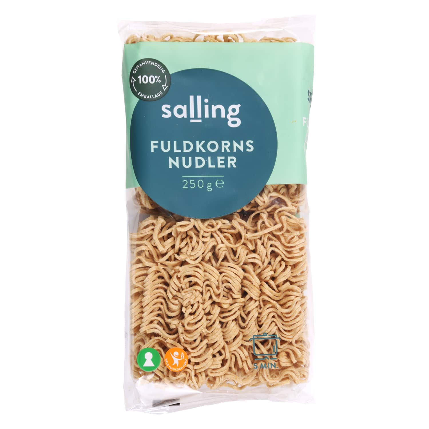 Viso grūdo kviet. makaronai SALLING, 250 g