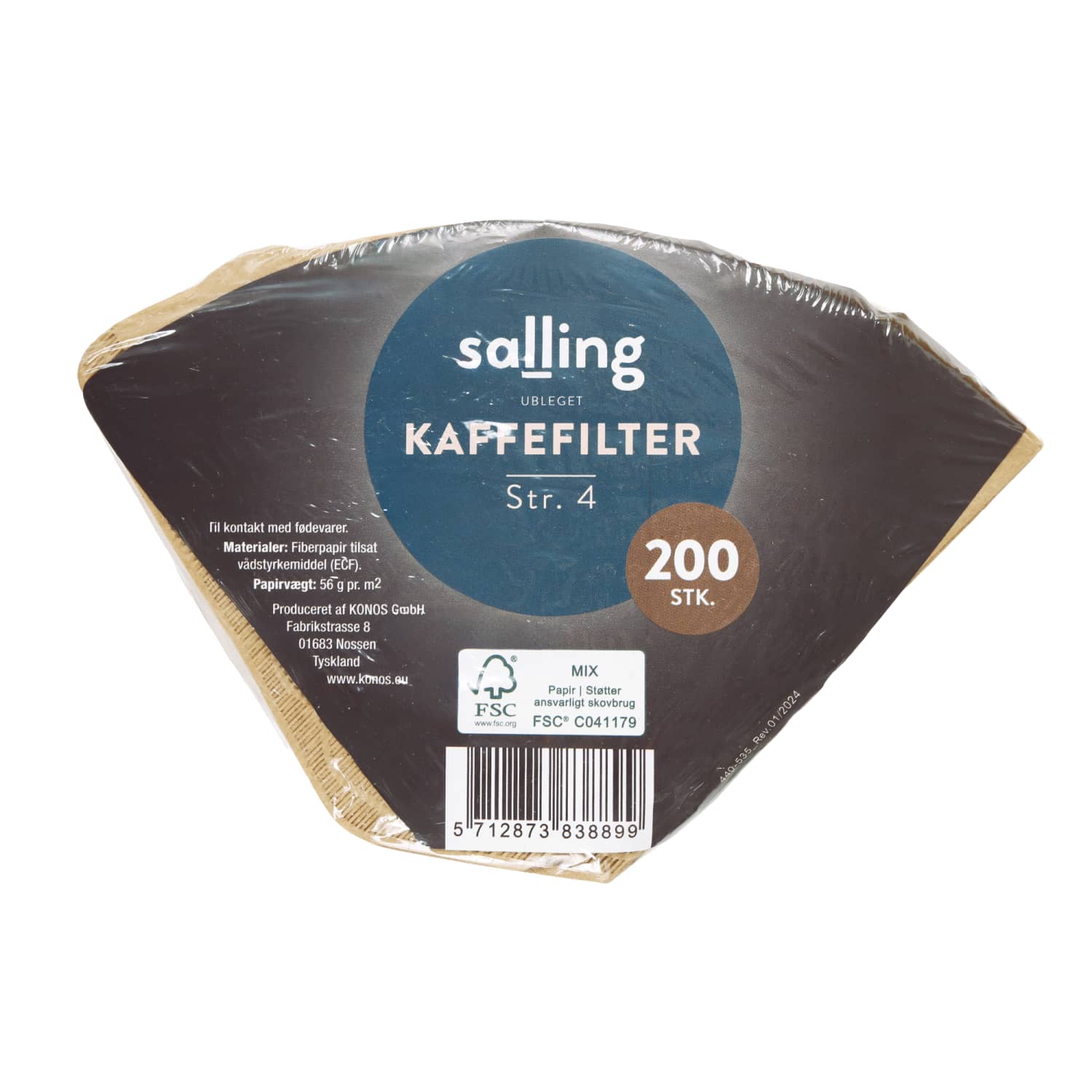 Kavos filtrai SALLING, 200 vnt.