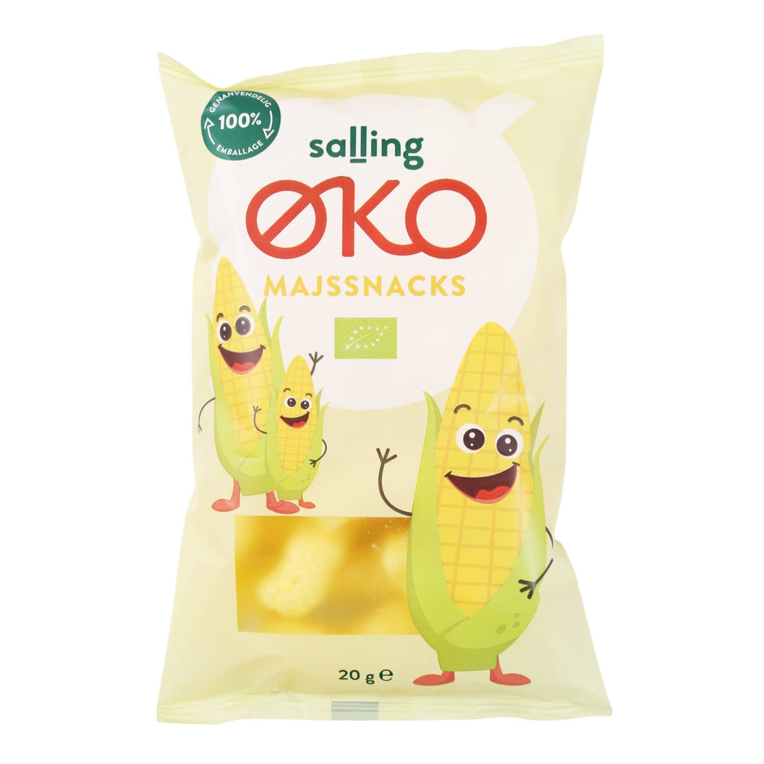 Ekoloģiskas kukurūzas uzkodas Salling Eko 20g