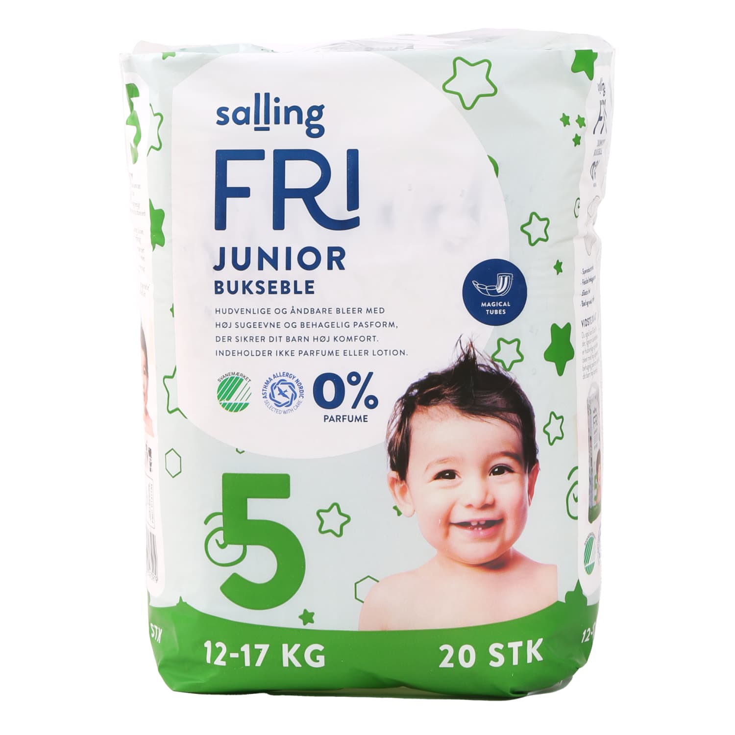 Püksmähkmed Junior S5 12-17 Salling Fri 20tk