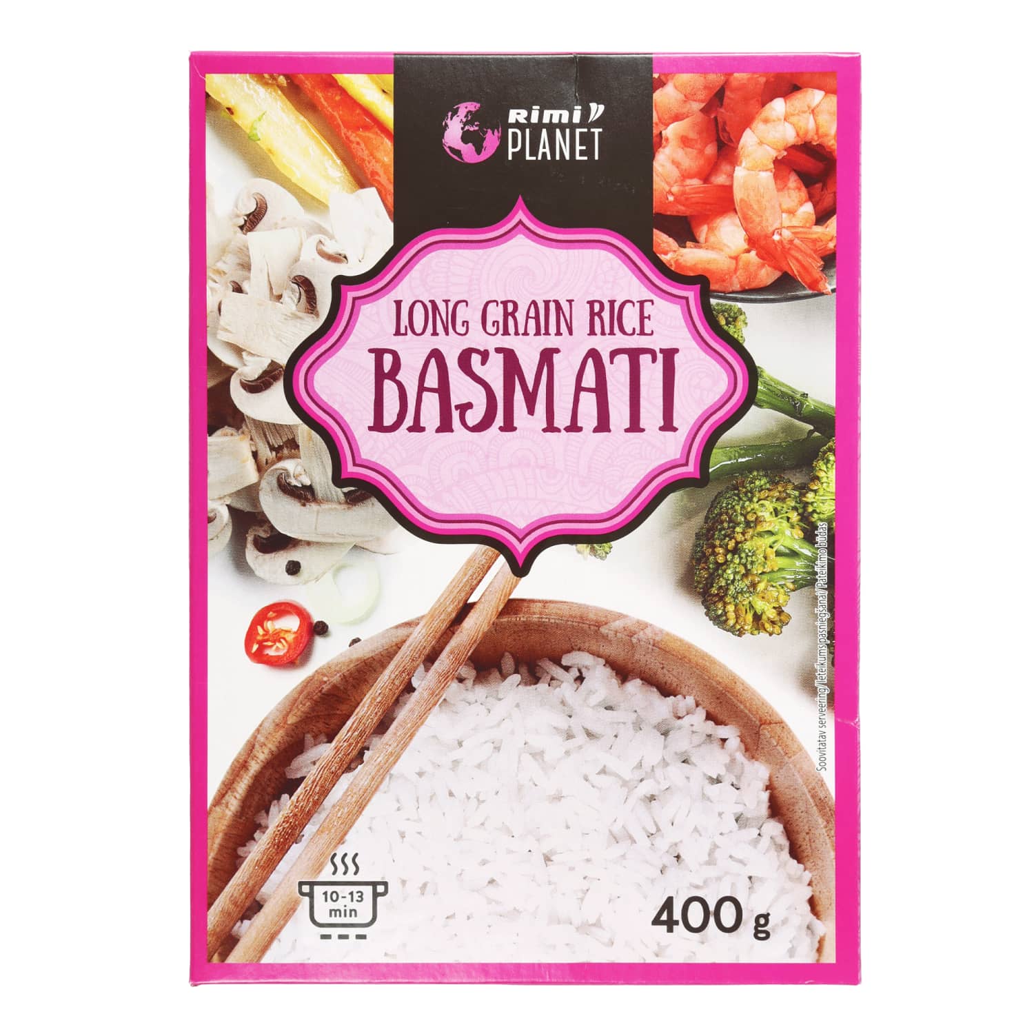 Ilgagrūd. basmati ryžiai RIMI PLANET, 400 g