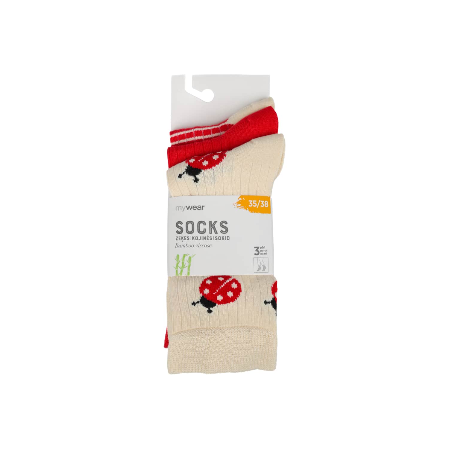 Vaik. kojinės MYWEAR, 35 - 38, 3 poros