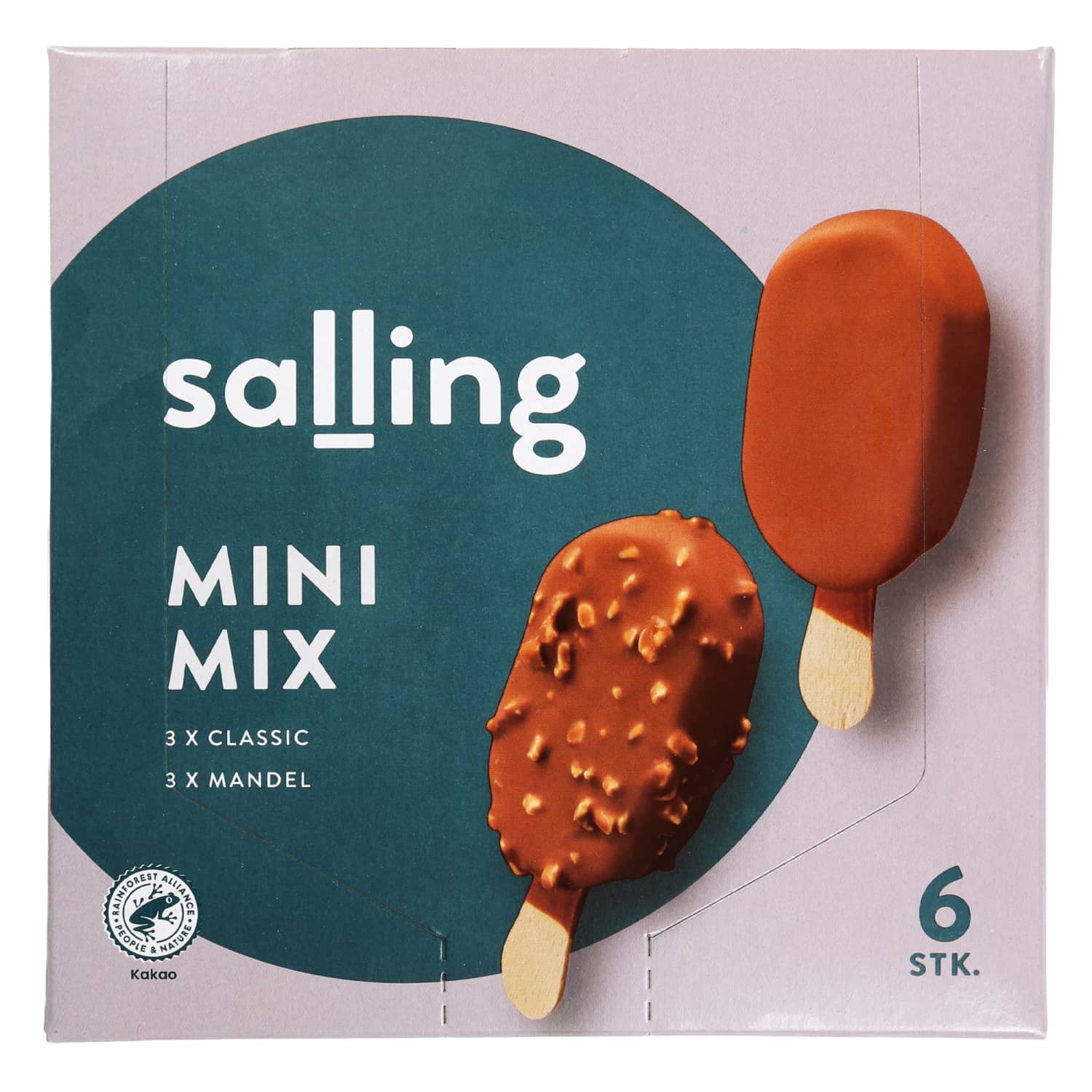 Jäätisevalik Mini Mix Salling 6tk 210g/300ml
