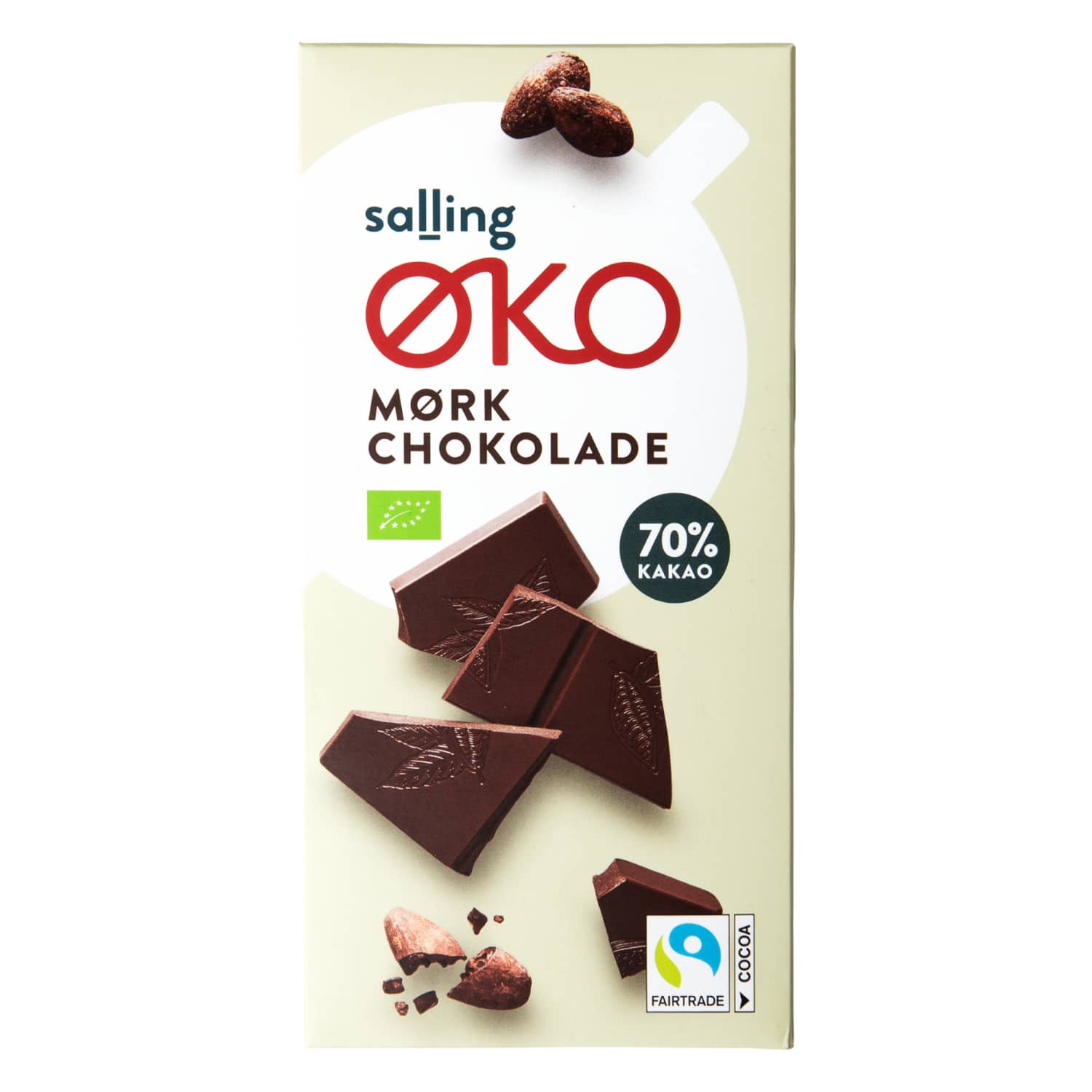 Ekol.tum. šokolāde 70% kakao Salling Eko 100g