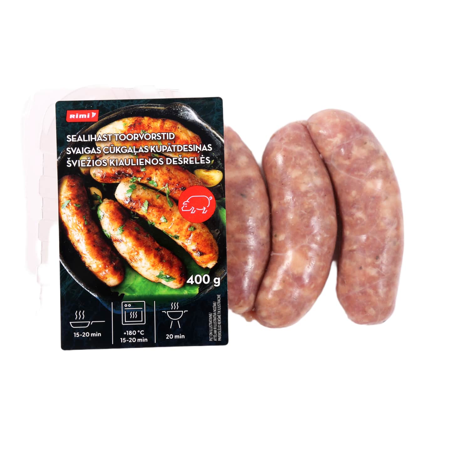 Sealihast toorvorstid Rimi 400g