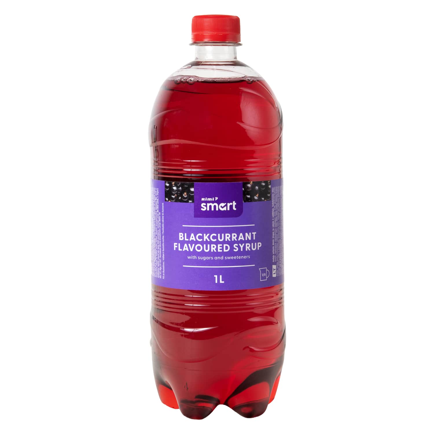 Juodųjų serbentų sk. sirupas RIMI SMART, 1 l