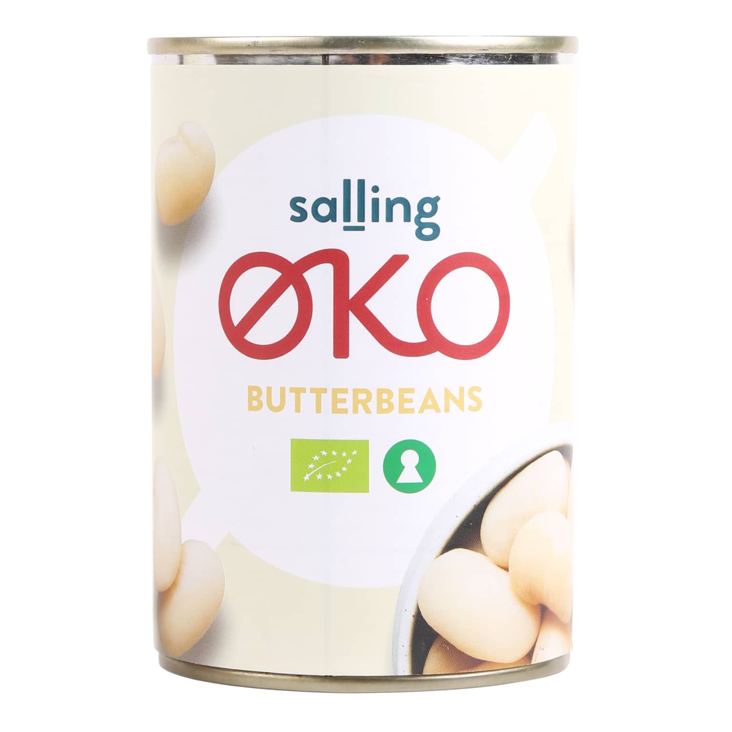 Ekol. sviestas pupiņas Salling Eko 400g/244g